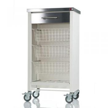 DON HIERRO - Carro de cocina con ruedas, verdulero CHELSEA, encimera en Acero Inoxidable