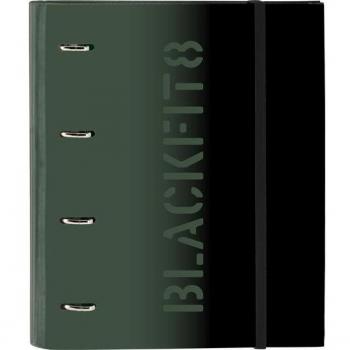 Carpeta de 4 anillas de 35mm con recambio Blackfit8 Gradient - Safta