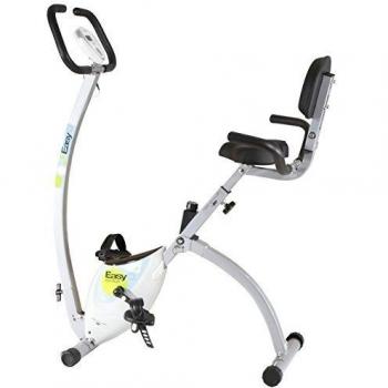 BH Fitness EasyC - Bicicleta plegable con respaldo, color blanco