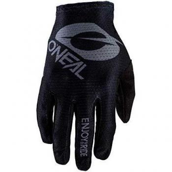 Guantes Largos de Motocross Oneal Matrix Stacked Negro y Gris Talla M