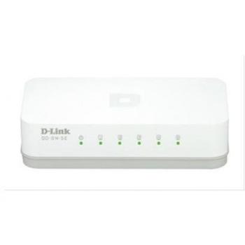 D-Link GO-SW-5E Switch No Administrado 5 Puertos RJ-45 Fast Ethernet (10/100) Blanco