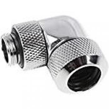 Alphacool 13mm HardTube Compression Fitting 90° Rotatable G1/4 - Chrome