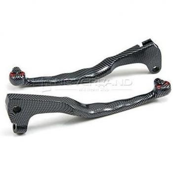 asmaza (TM) 2pcs motocicleta palancas de embrague de freno para 1986 - 1998 yamah. a XV700 XV750 xv1000 XV1100 88 carbono J20