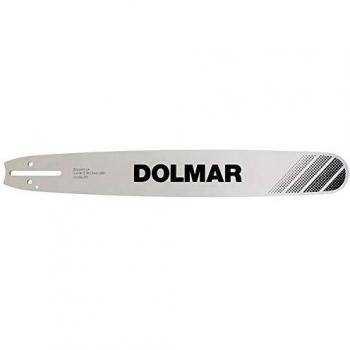 Dolmar 415045455 Guía blindada para sierra de cadena, longitud de 45 cm, paso de cadena 3/8, grosor de eslabón 1.5 mm