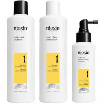 Nioxin System 1 Gift Set for Fine or Thinning Hair - 3 Piece Kit