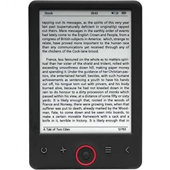 Denver Libro ELECTRONICO 6 EBO-635L Pantalla Pearl RETROILUMINADO 4GB, Negro