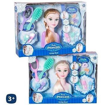JuguetesFantasia.com Cabeza MANIQUI Snow Accesorios. Pelo 14 CM