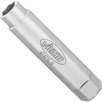 Juego de llaves de vaso Vigor V7471L-9, largo, 9 mm, para pinza de freno