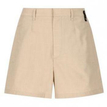 Fendi Men's Wool Bermuda Shorts - Beige, Size 48, FB0978AR8T Color F1MTE