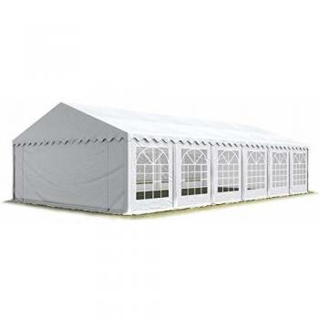 Carpa para Fiestas 6x14 m - PVC 700 Ignífugo e Impermeable, Blanca