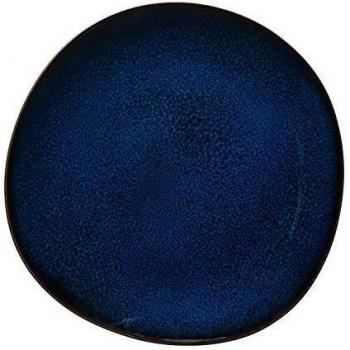 Villeroy & Boch - plato llano Lave bleu, 28 cm, amplio plato de loza, apto para lavavajillas y microondas