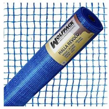 Malla Revoco Azul Rollo 50 mt. x 1 metro. Luces 10x10 mm.