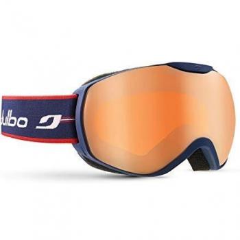 Julbo Ison – Gafas de esquí Hombre, Azul Oscuro/Blanco/Rojo, L +