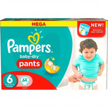 Pampers – Baby Dry Pants – Pañales Talla 6 