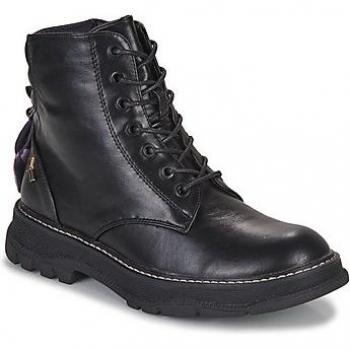 Botines Kaporal REVEUSE Negras para Mujer, Sintéticas, Suela Crantée