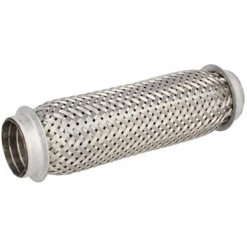 Tubo flexible sistema de escape JMJ 40X200P, unión flexible para sistemas de escape, 40 mm de diámetro, longitud de 200 mm, material resistente a altas temperaturas y corrosión