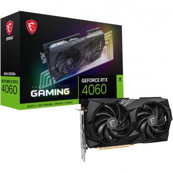 Tarjeta Gráfica MSI RTX 4060 GAMING 8G NVIDIA GeForce RTX 4060 con 8 GB de memoria GDDR6
