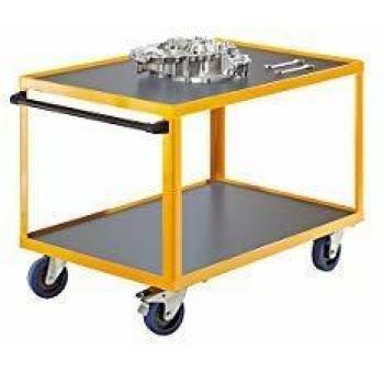 Carro de Montaje Profesional Certeo con Manija Desmontable, 1350 x 800 mm, Capacidad de Carga 750 kg