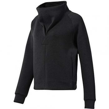 Reebok TS Cowl Neck Sudadera, Mujer, Negro, S