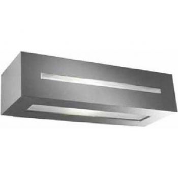 Aplique de jardín Alfil Aluminio Mat 1 bombilla 28cm