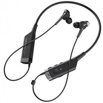 Audio-Technica ATH-ANC40BT - Auriculares inalámbricos con cancelación de ruido, color negro