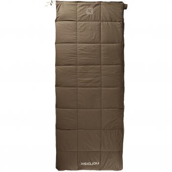 Nordisk Almond +10° Synthetic Sleeping Bag, Large, Unisex, Brown/White/Yellow