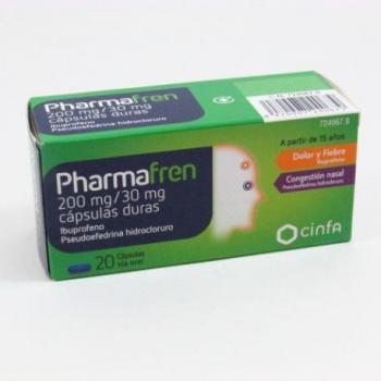 Pharmafren 200/30 mg 20 Cápsulas