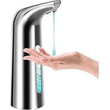 IYEETOM Dispensador Jabón Automático, 400ML Sin Contacto Dispensador de por Infrarrojos de Jabón para Baño, Cocinas, Hotel, Restaurante