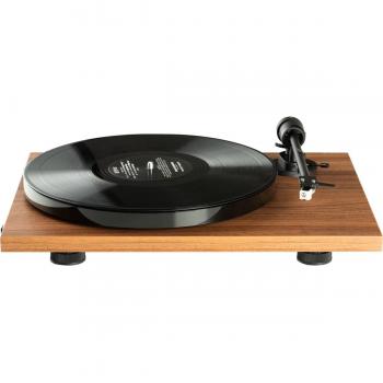 Tocadiscos Pro-Ject E1 BT con preamplificador y transmisor Bluetooth - Nuez, incluye cápsula Audio-Technica AT3600L