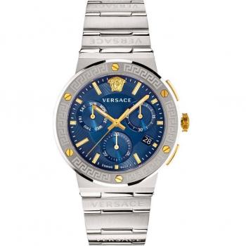 Versace Men's Greca Logo Chronograph Watch