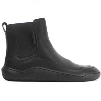 Vivobarefoot Gobi Vegan Chelsea Boots - Women's Lightweight Breathable Barefoot Footwear in Obsidian