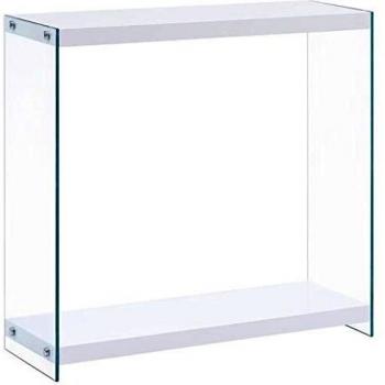 SengentoStyle Wandtafel 80x29x75,5 cm MDF wit