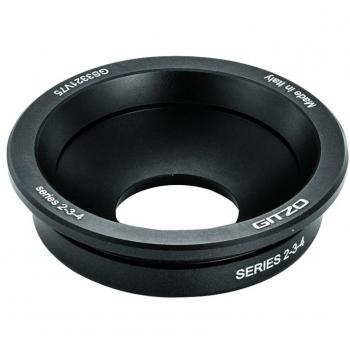Adaptador de Video Gitzo 75mm Halbschale para Trípodes Series 2-4
