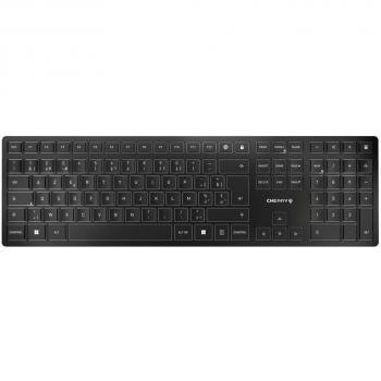 Teclado Inalámbrico Cherry KW 9100 Slim RF Bluetooth Negro