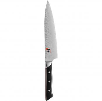 MIYABI Gyutoh 600D - Cuchillo con Hojas Cryodur, Acero CMV60, diseño adamascado, 64 Capas, 210 mm