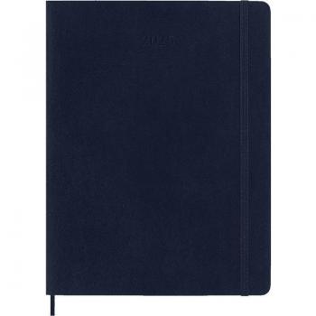 Agenda 2024 tapa blanda 12 meses semanal XL (19 x 25 cm) azul zafiro Moleskine DSB2012WN4Y25