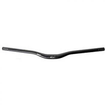 CONTEC MTB-Lenker 'Brut' Riser Bar, Alu 6061 double butted, schwarz anodisiert, sandgestrahlt SB-verpackt, EN MTB STANDARD, 660mm lang, 31,8mm Lenkerklemmung, Backsweep 5°, Upsweep 6°, Rise 25mm