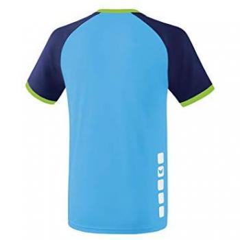 Erima Zenari 3.0 Kid's Jersey T-shirt in Curacao / New Navy / Green Gecko, size 164 cm, male