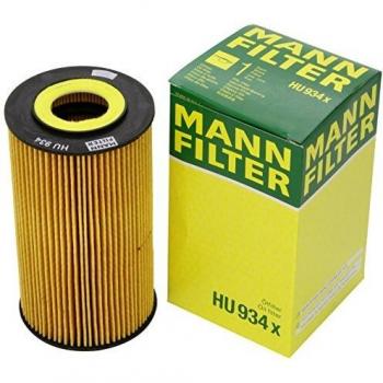 Original MANN-FILTER Filtro de aceite HU 934 x – Set de filtro de aceite juego de juntas – Para automóviles