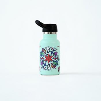 Runbott Sport Kids 350ml Marta Dansa Estrella de Mar - Botella Térmica Infantil con Interior Cerámico