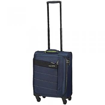 Travelite-Maletín con ruedas para ordenador portátil, azul marino