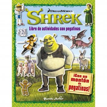 Shrek. Libro de actividades con pegatinas: ¡Con un montón de pegatinas!