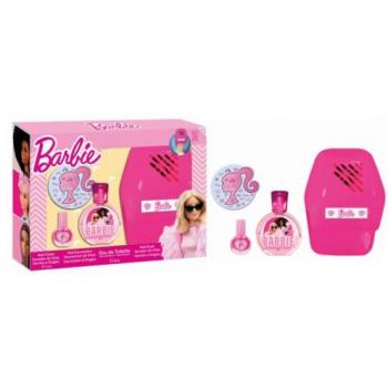 Colonia Air Val Barbie 50ml + Kit de Manicura Infantil - Fragancia Suave y Duradera - Regalo Encantador para Niños