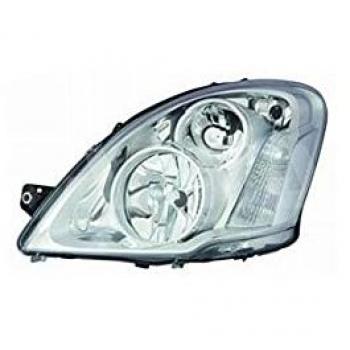 Faro delantero ALKAR 2745970 - Faro delantero de automóvil, diseño específico para el modelo compatible, incluye bombilla y lente de policarbonato, homologado según las normativas europeas, fácil instalación