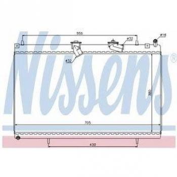 Nissens 63619 Refrigerantes del Motor