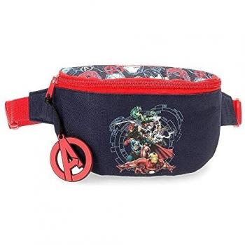 Marvel Los Vengadores Avengers Team Riñonera pequeña Azul 27x11x6,5 cms Poliéster