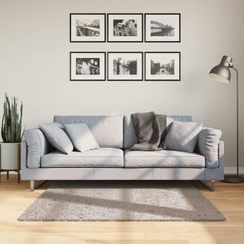 Alfombra Shaggy PAMPLONA Long Sleet Modern Beige 120x120 cm