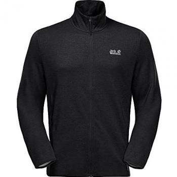 Jack Wolfskin, Jwp Midlayer , Chaqueta De Lana Con Cremallera, Negro 6000, Xxl, Hombre