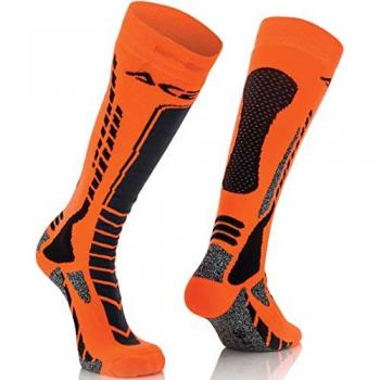Acerbis Calcetines MX Pro Negro-Naranja L-XL