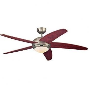 Westinghouse Lighting Bendan Ventilador de Techo R7s, 80 W, Aspas Manzano